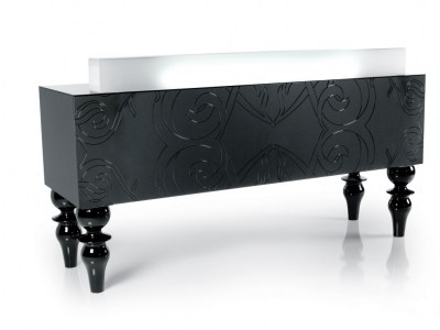 Recepción Midnight Desk - negro